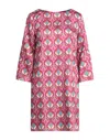 Biancoghiaccio Short Dresses In Pink