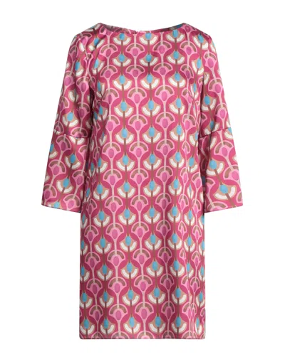 Biancoghiaccio Short Dresses In Pink