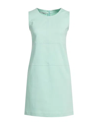 Biancoghiaccio Short Dresses In Green