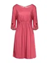 Biancoghiaccio Short Dresses In Magenta