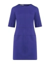 Biancoghiaccio Woman Mini Dress Purple Size 8 Viscose, Polyamide, Elastane