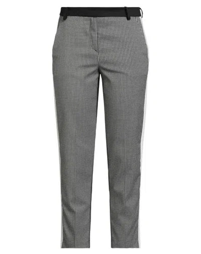 Biancoghiaccio Woman Pants Black Size 10 Polyester, Viscose, Elastane