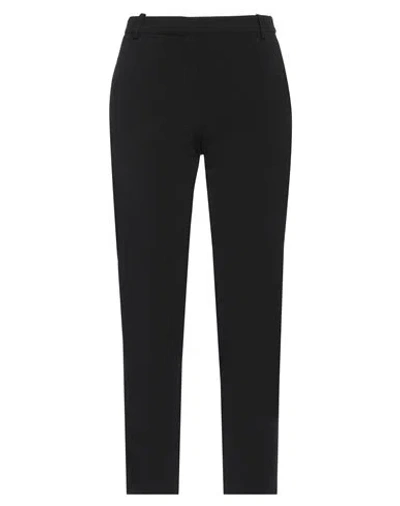 Biancoghiaccio Woman Pants Black Size 10 Polyester, Viscose, Elastane In Black