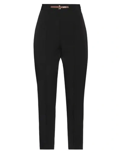 Biancoghiaccio Woman Pants Black Size 8 Polyester, Elastane