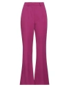 Biancoghiaccio Woman Pants Garnet Size 8 Polyester, Elastane In Red