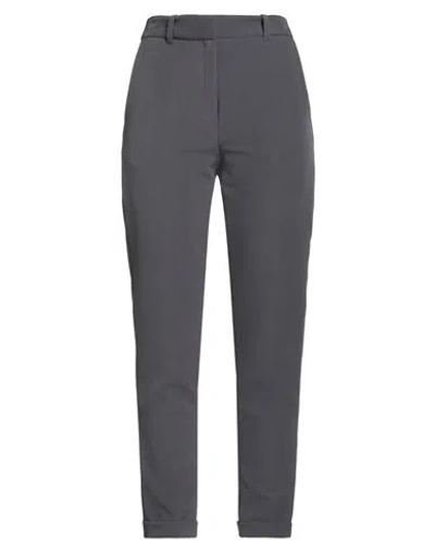 Biancoghiaccio Woman Pants Grey Size 4 Polyester, Elastane In Gray