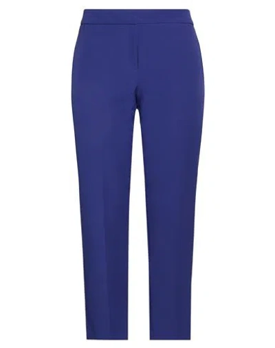 Biancoghiaccio Woman Pants Purple Size 12 Polyester, Elastane