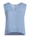 Biancoghiaccio Tops In Blue