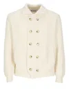 Biarritz1961 Wool And Cashmere Jacket In Neutrals