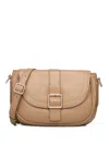 Biasia Buckle-detail Shoulder Bag In Nude