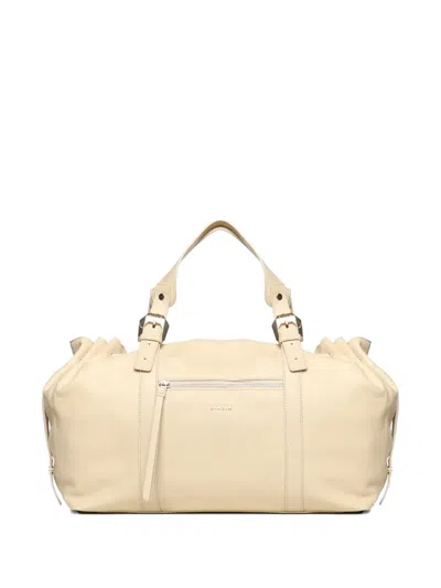 Biasia Buckled Tote Bag In Neutral