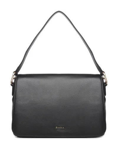 Biasia Flap-closure Shoulder Bag In Black