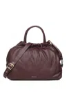Biasia Gathered-detail Tote Bag In Red