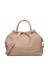 Biasia Gathered Handle Tote Bag In Neutral