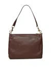 Biasia Leather Shoulder Bag In Brown