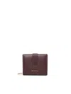 Biasia Leather Wallet With Logo In Brown