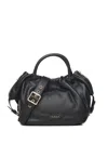 Biasia Leather Bag With Logo In Black