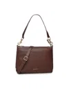 Biasia Logo Shoulder Bag In Brown