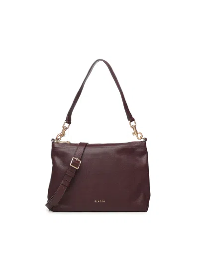 BIASIA LOGO SHOULDER BAG