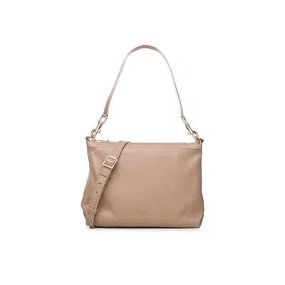 Biasia Logo Shoulder Bag In Sand