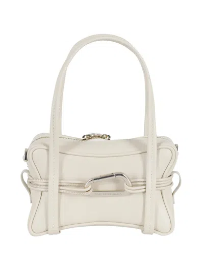 Biasia Mini Edwige 4ever Carabiner Tote Bag In Neutral