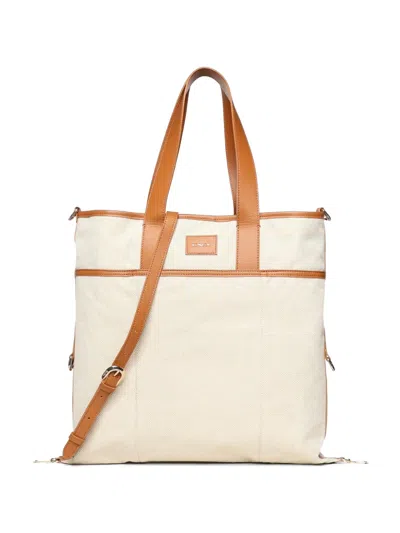 Biasia Panelled Tote Bag In Neutral
