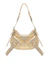 Biasia Y2k Metallic Shoulder Bag In Gold