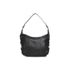 Biasia Ruched-detail Shoulder Bag In Black