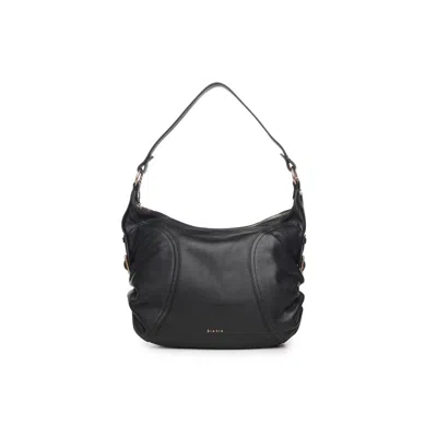BIASIA BIASIA WEAVE LEATHER SHOULDER BAG
