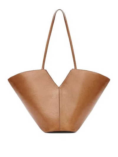 Biasia Winona 4ever Maxi Leather Bag In Brown