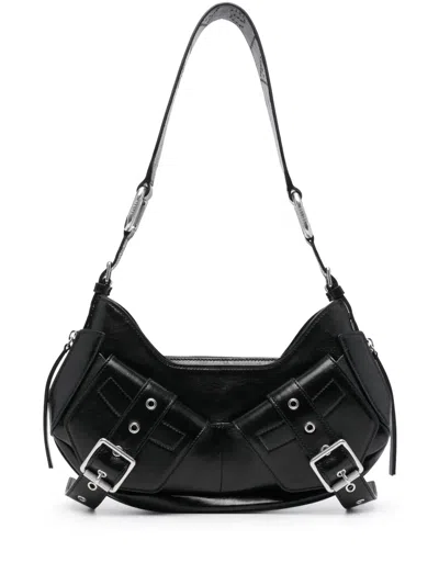 Biasia Y2k Schultertasche In Schwarz