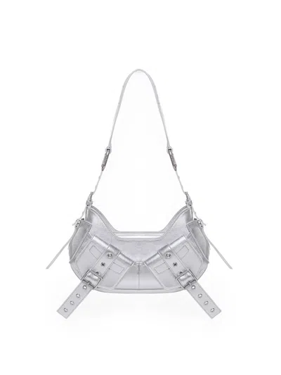 Biasia Y2k.001 Shoulder Bag In Silver