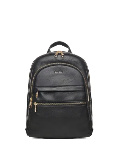 Biasia Zip-fastening Backpack In Black