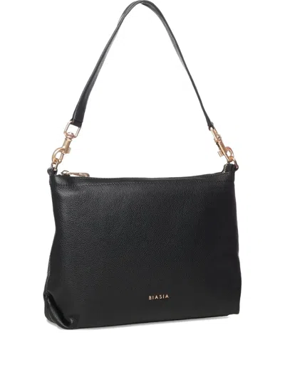 Biasia Zip-fastening Shoulder Bag In Black