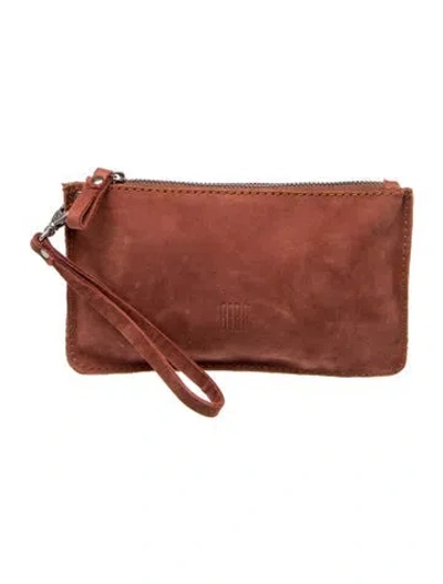Pre-owned Biba Leather Clutch In Pink