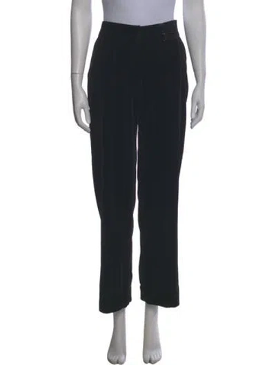 Pre-owned Biba Straight Leg Pants In Black