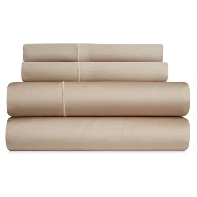 Bibb Home 1000tc Egyptian-quality Cotton Rich 4-piece Sheet Set In Neutral
