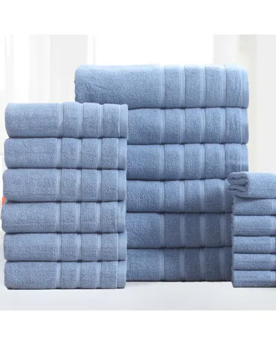 BIBB HOME BIBB HOME 12PC ZERO TWIST EGYPTIAN COTTON TOWEL SET