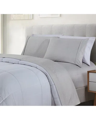BIBB HOME BIBB HOME 1800 THREAD COUNT 4PC EGYPTIAN LUXURY PRINTED SHEET SET