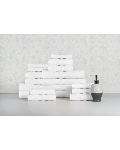 Bibb Home 18pc Egyptian Cotton Towel Set