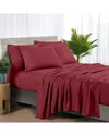 Bibb Home 2000 Thread Count 6pc Bamboo Sheet Set With Snug Grip