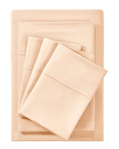 BIBB HOME BIBB HOME 2000TC BAMBOO SHEET SET WITH SNUGGRIP