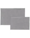 Bibb Home 2pc Plush Bath Mat Set