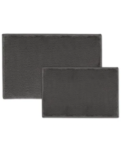 BIBB HOME BIBB HOME 2PC PLUSH BATH MAT SET