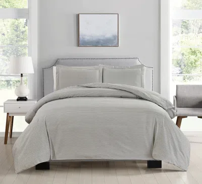 Bibb Home 4 Pc Duvet & Down Alternative Comforter Set In White