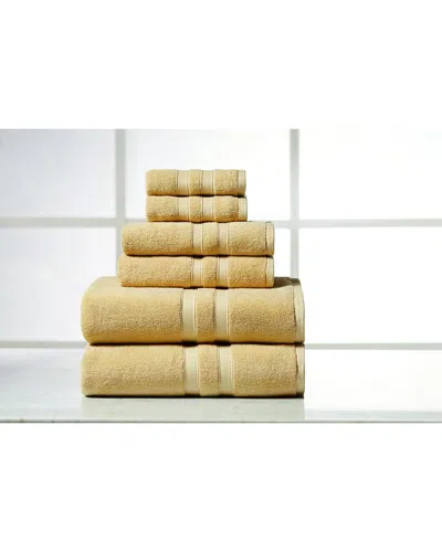 BIBB HOME BIBB HOME 6PC EGYPTIAN COTTON TOWEL SET