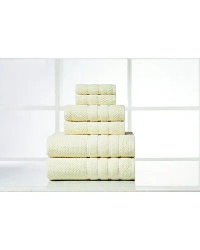 BIBB HOME BIBB HOME 6PC EGYPTIAN COTTON TOWEL SET
