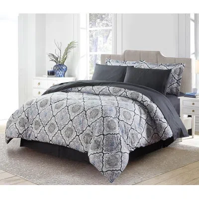 Bibb Home Down Alternative Bed-in-a-bag Sets (8-piece) In Beige,black,pink
