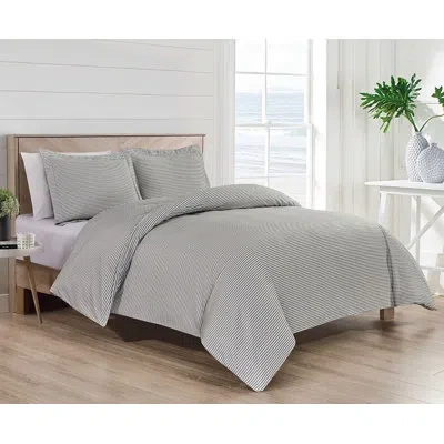 Bibb Home Egyptian Luxury 1800 Count 3 Piece Duvet Cover Set - 7 Patterns In Black,beige