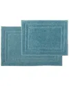 Bibb Home Set Of 2 Shag Bath Mats